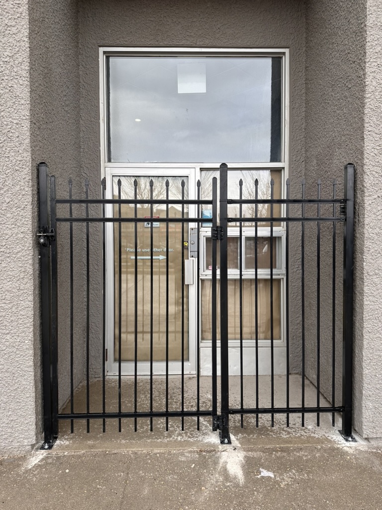 Classic ornamental iron gate